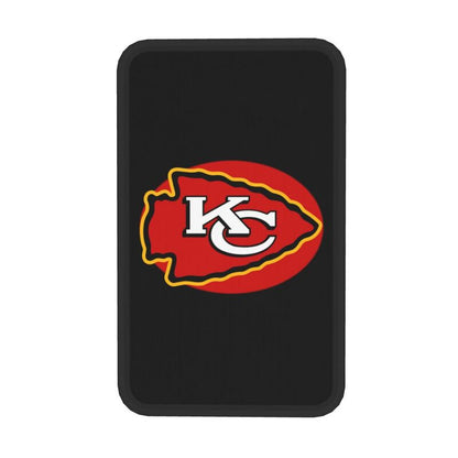 Car armrest box pad Kansas City Chiefs 4 Printed central armrest box cushion protective pad