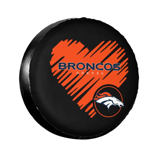 Denver Broncos Printed car spare tire dust protection cover tire protection cover