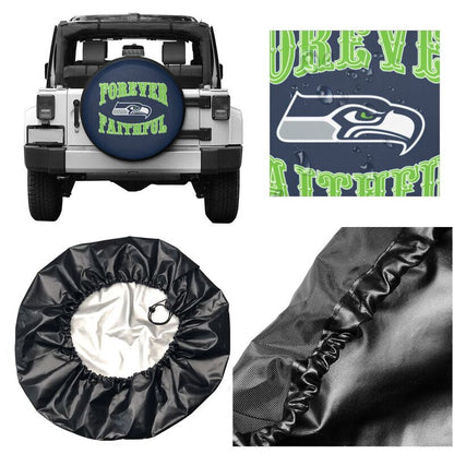 Seattle Seahawks Printing car spare tire dust protection cover tire protection cover