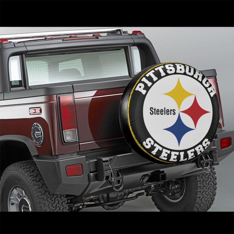 Pittsburgh Steelers Printing car tire covers waterproof and dustproof protective covers