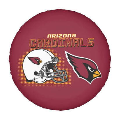Arizona Cardinals Print car tire protection cover car spare tire dust protection covers