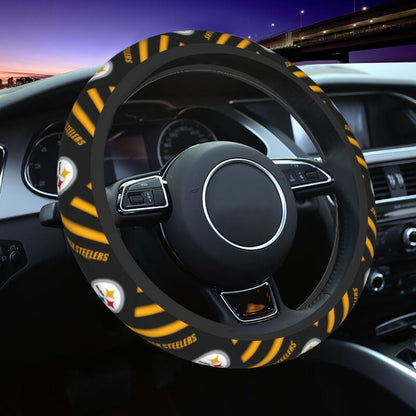 Pittsburgh Steelers 1 Printed car anti-skid cover elastic steering wheel cover