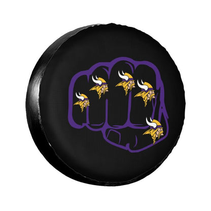 Minnesota Vikings Print tire protection cover car spare tire dust protection covers
