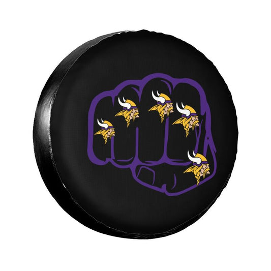 Minnesota Vikings Print tire protection cover car spare tire dust protection covers