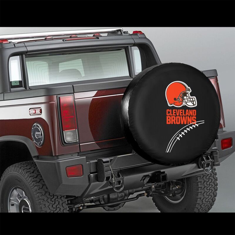 Cleveland Browns 2 Printing tire protection cover car sun protection tire protection covers