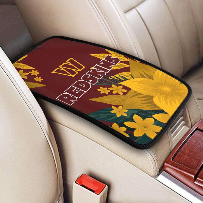Washington Redskins Car armrest box protective cover car center console armrest pad