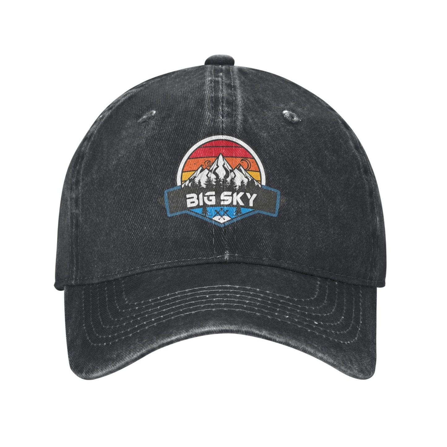 Big Sky Big Sky Printed unisex baseball cap adjustable cap outdoor sun hats trucker hat