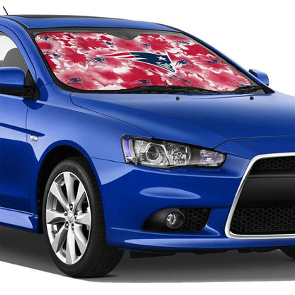 New England Patriots Printed multi size car front windshield sunshade car windshield sunshade
