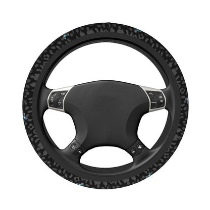 Miami Dolphins 2 Printed elastic steering wheel cover car steering wheel protective cover
