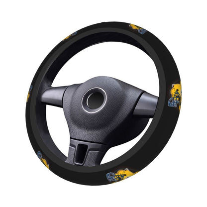 Pittsburgh Steelers 3 Printed elastic steering wheel cover anti slip breathable