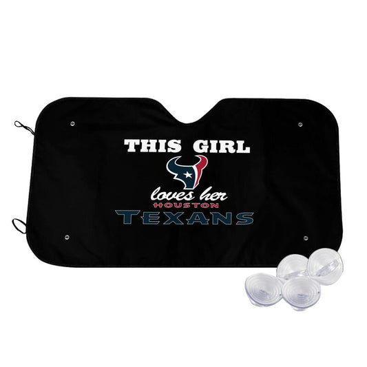 Houston Texans Printing multi size car front windshield sunshade car windshield sunshade