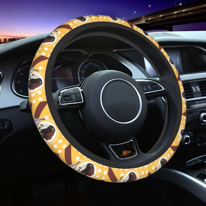 Washington Redskins Printed elastic steering wheel cover car steering wheel protective cover