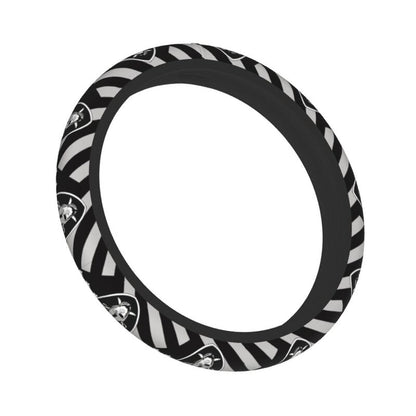 Las Vegas Raiders Printed elastic steering wheel cover car steering wheel protective cover