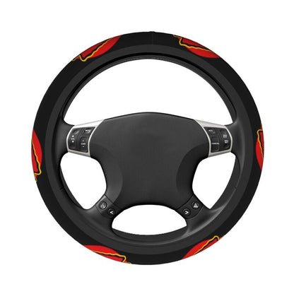Kansas City Chiefs 1 Printed elastic steering wheel cover anti slip breathable