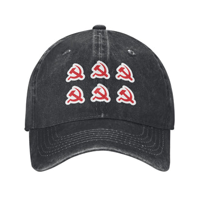Hammer And Sickle X6 Printed unisex baseball cap outdoor hats adjustable cap trucker gift hat