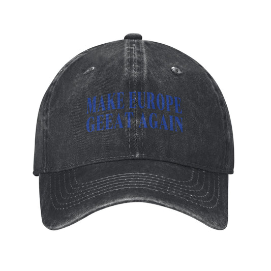 Make Europe Great Again Printed unisex baseball cap adjustable cap outdoor trucker hat veterans Gifts