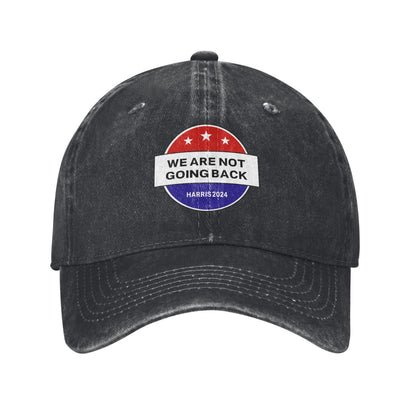We Are Not Going Back Printed unisex baseball cap adjustable cap outdoor sun hats trucker hat