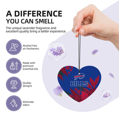 4pcs- Buffalo Bills car aromatherapy tablets Car Air Fresheners Cards Set