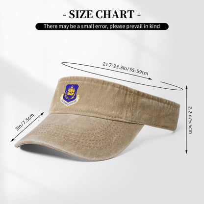 USAF-24th Wing Printing adjustable Empty Top Baseball Sun Cap unisex outdoor sport hat veterans gift