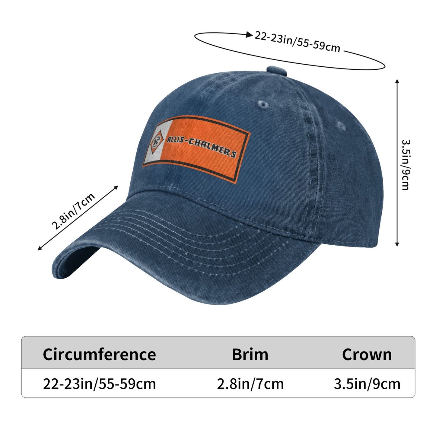 Allis Chalmers Classic Printed unisex baseball cap adjustable cap outdoor sun hats trucker hat