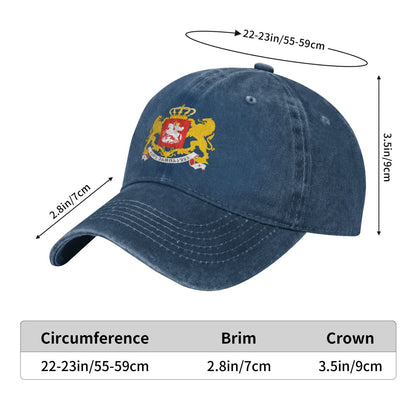 Greater Arms Of Georgia Printed unisex baseball cap outdoor hats adjustable cap trucker gift hat