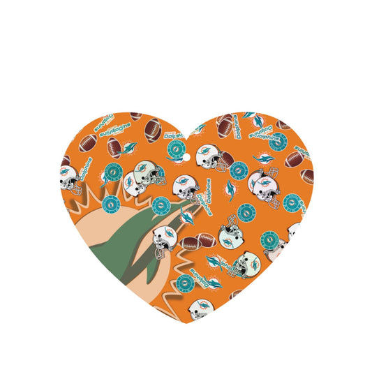 4-pcs Miami Dolphins Car Air Fresheners Cards Set car aromatherapy tablets