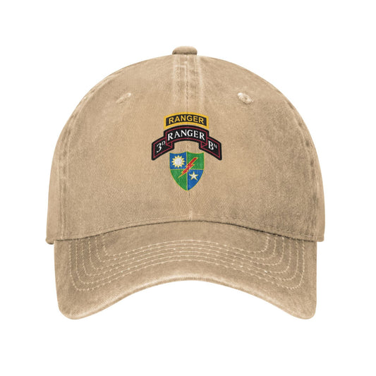 3rd Ranger Battalion Printing unisex baseball cap adjustable hats Outdoor leisure hat veteran gift