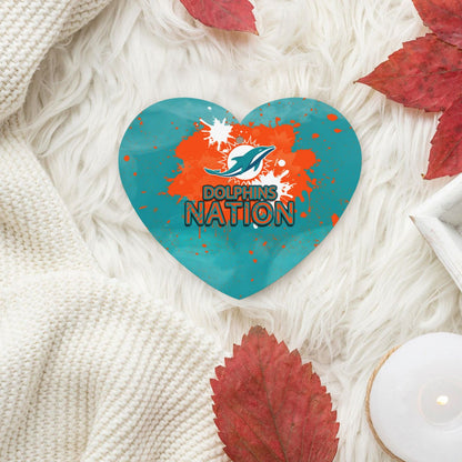 4-pcs Miami Dolphins Car Air Fresheners Cards Set car aromatherapy tablets