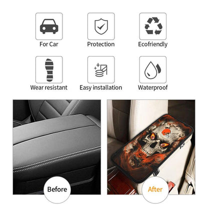 Cleveland Browns Printed car armrest box pad elbow support anti slip pad