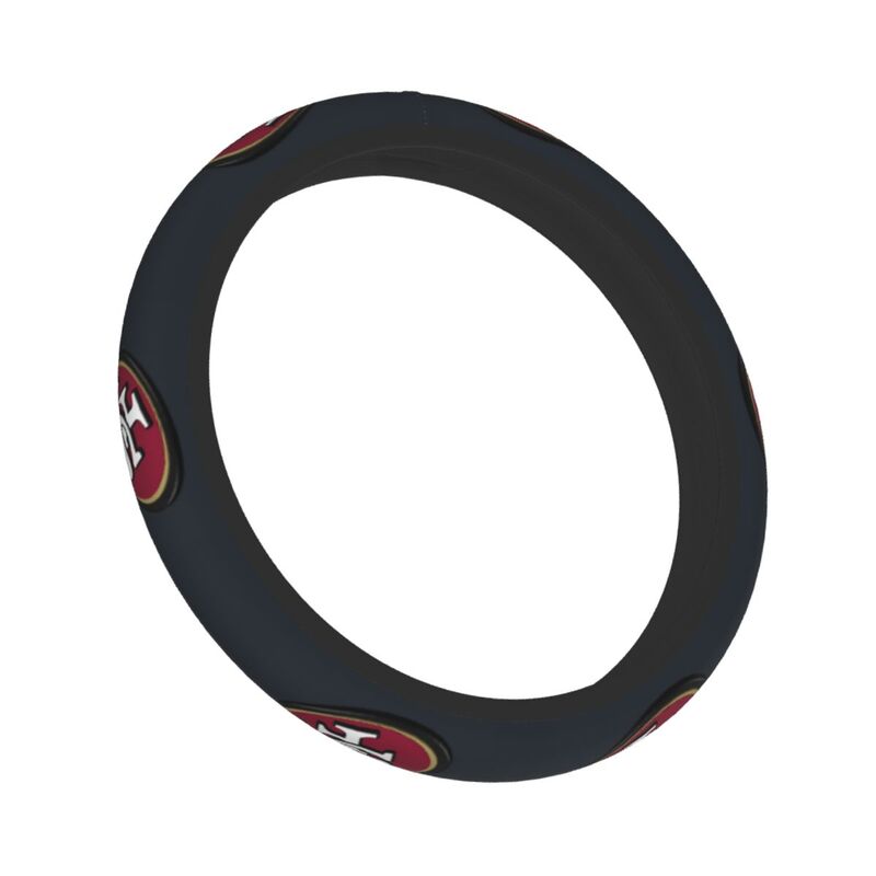 San Francisco 49ers 1 Printed car anti-skid cover elastic steering wheel cover
