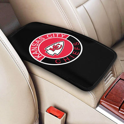 Kansas City Chiefs print car armrest protective cover Car center console armrest pad