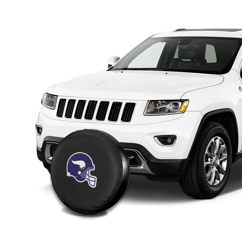 Minnesota Vikings 3 Car tire protective cover waterproof and dustproof tire cover