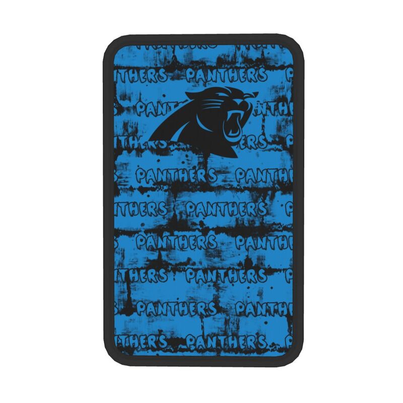 Carolina Panthers print Car armrest box protective cover car center console armrest pad