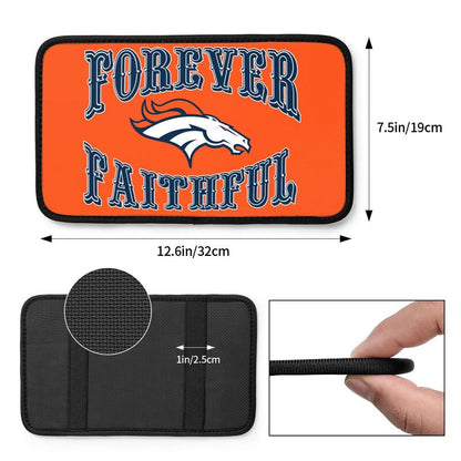 Denver Broncos Print car armrest box cover armrest protective cover