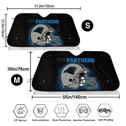 Carolina Panthers Printing car front windshield sunshade car windshield sunshade multi size