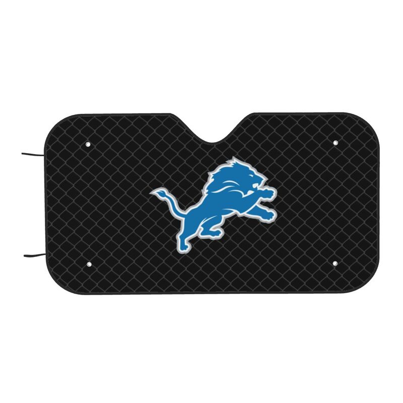 Detroit Lions Print Car windshield sunshades is suitable front Car windshield sunshades