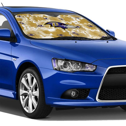 Baltimore Ravens Printed multi size car front windshield sunshade car windshield sunshade