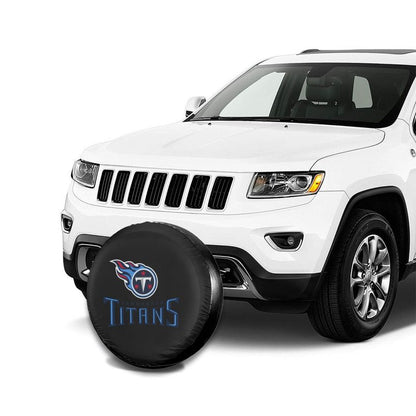 Tennessee Titans 2 Car tire protective cover waterproof and dustproof tire cover