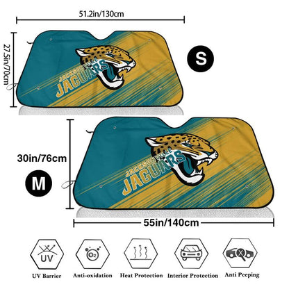Jacksonville Jaguars Print car windshield sunshade panel car windshield sunshade cover multiple sizes