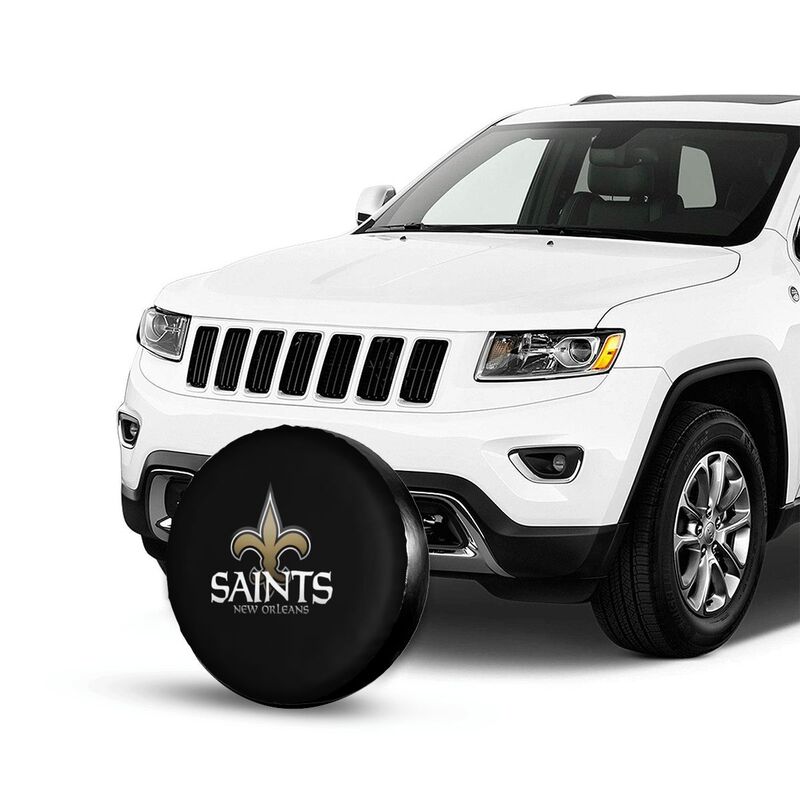 New Orleans Saints 4 Print tire protection covers car sunscreen tire protection covers