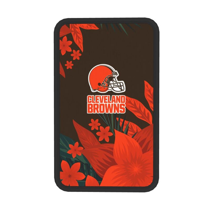 Cleveland Browns Car armrest box protective cover car center console armrest pad