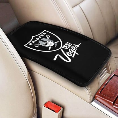 Car armrest box pad Las Vegas Raiders Printed central armrest box cushion protective pad