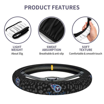 Tennessee Titans Printed elastic steering wheel cover car anti-skid cover