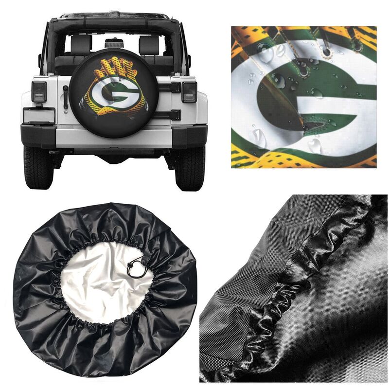 Green Bay Packers 8 Tyre protective cover car dustproof sunscreen tyre protective cover
