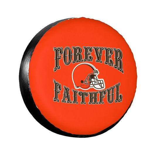 Cleveland Browns Printing car spare tire dust protection cover tire protection cover