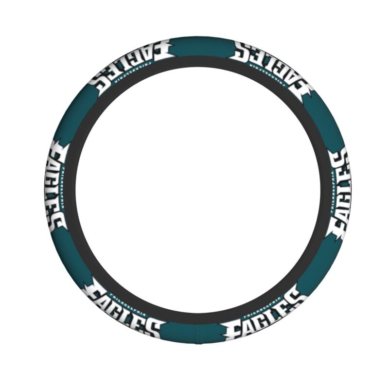 Philadelphia Eagles Printed breathable elastic steering wheel cover anti slip cover