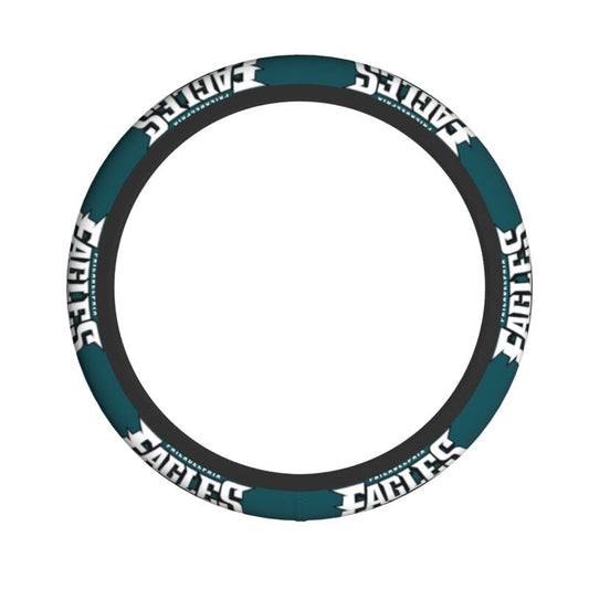 Philadelphia Eagles Printed breathable elastic steering wheel cover anti slip cover