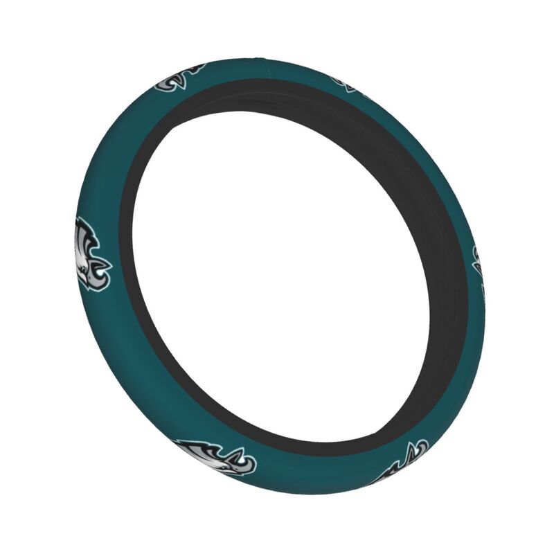 Philadelphia Eagles 3 Printed breathable elastic steering wheel anti slip cover