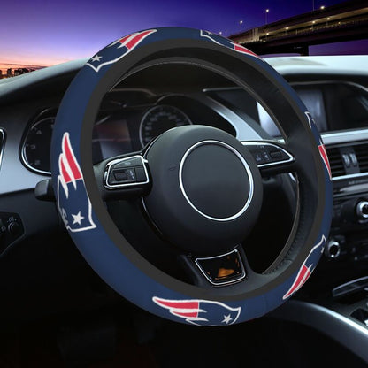 New England Patriots Printed breathable elastic steering wheel anti slip cover
