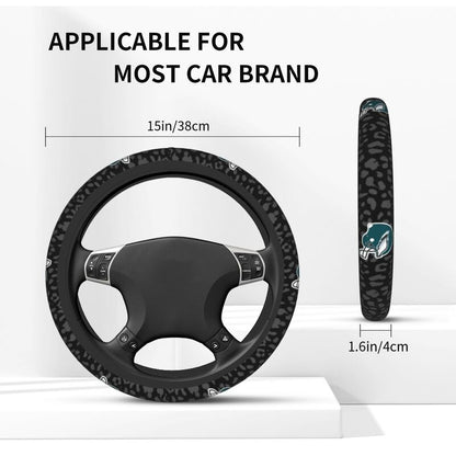Philadelphia Eagles 1 Printed elastic steering wheel cover car steering wheel protective cover